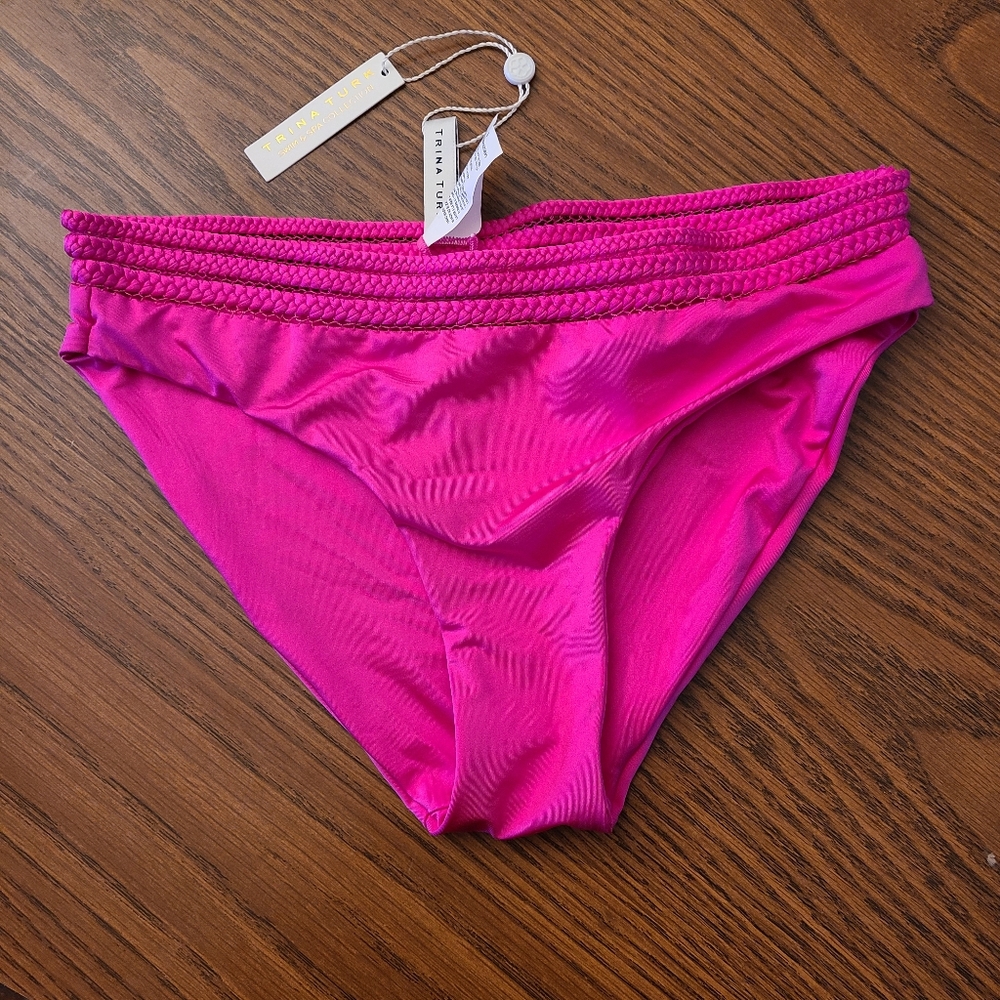 NWT Trina Turk Pink Swimsuit Bottom in Size 6
